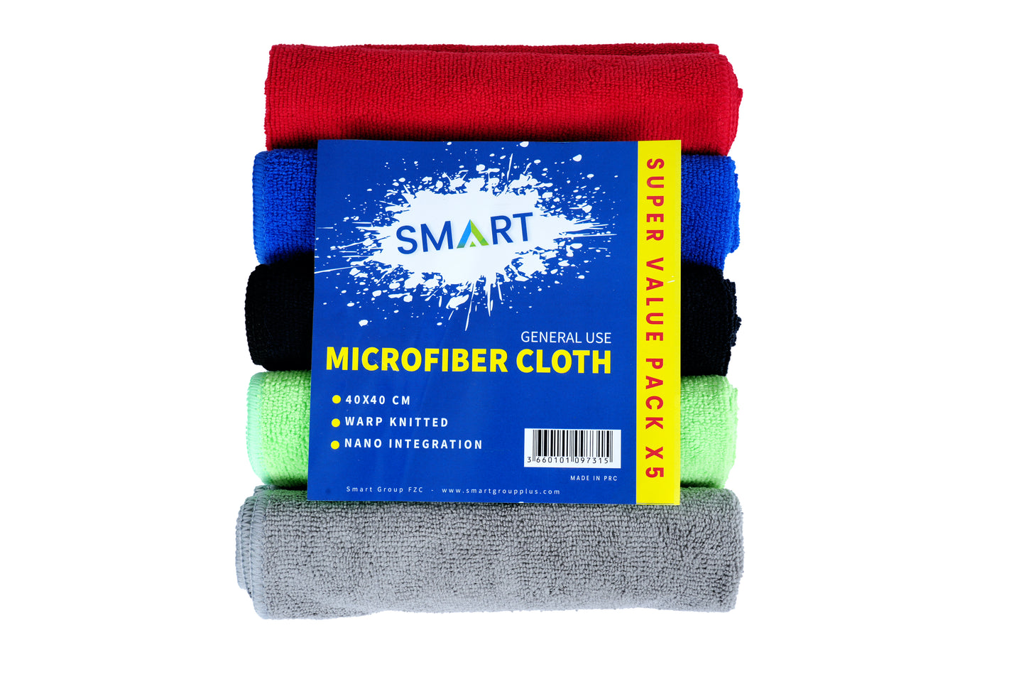 Microfiber Cloth Pack (5 Pcs) - Multi-Use