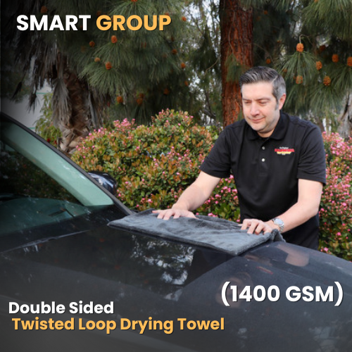 Double Sided Twisted Loop Drying Towel 1400 GSM